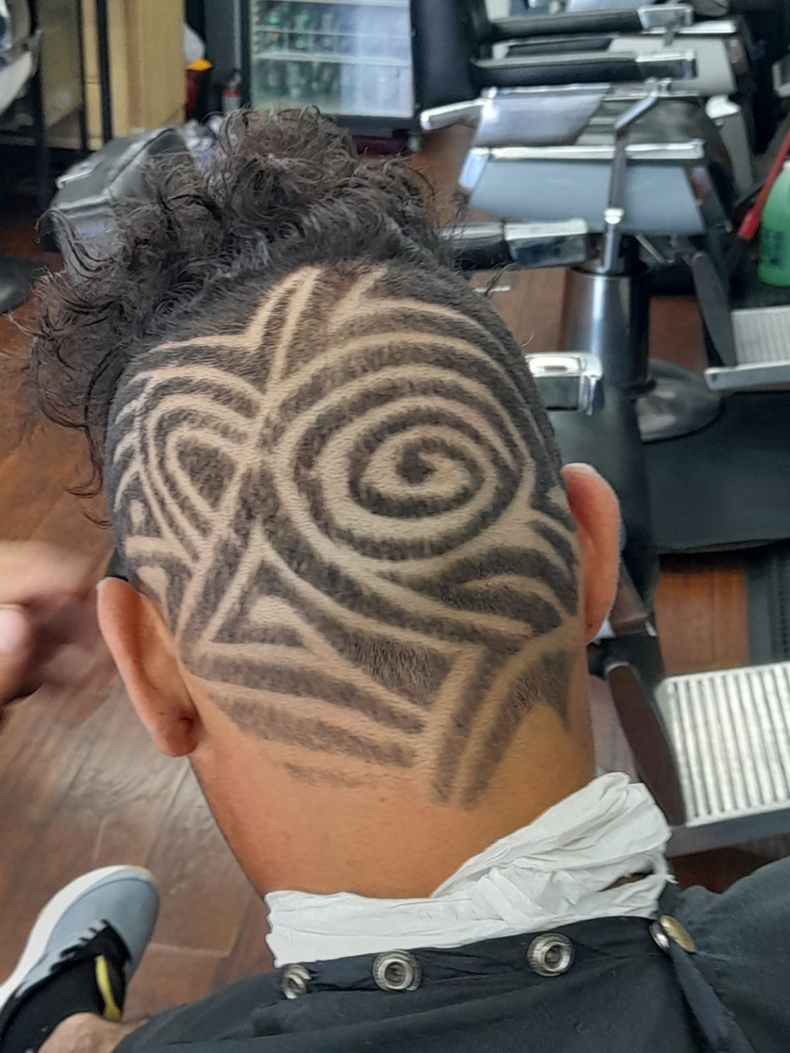 Real client haircut design